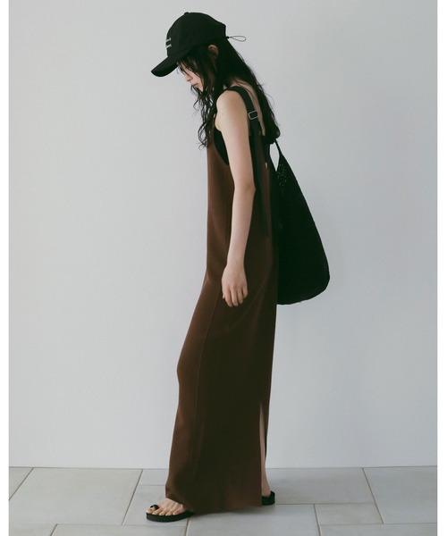 anuke（アンヌーク） ワンピース salopette Knit Onepiece : ZOZOTOWN