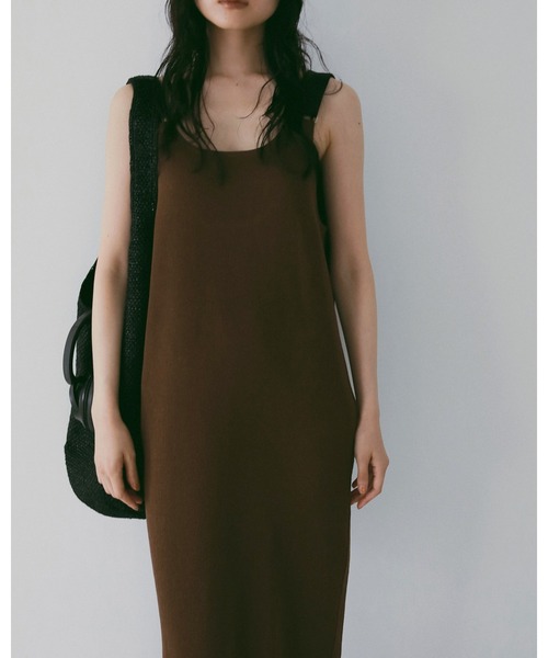 anuke（アンヌーク） ワンピース salopette Knit Onepiece : ZOZOTOWN