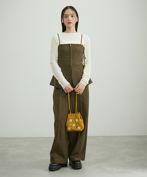 「ADAM ET ROPE'」 スラックス 36 グレー系その他 レディース_画像5