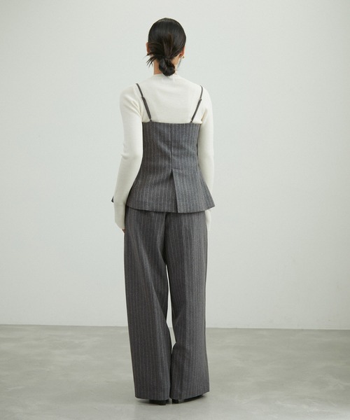 「ADAM ET ROPE'」 スラックス 36 グレー系その他 レディース_画像7