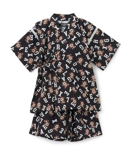 XLARGE KIDS（エクストララージ キッズ） 甚平 浴衣 ファニーゴリラ総