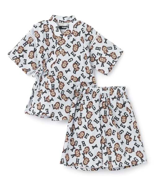 XLARGE KIDS（エクストララージ キッズ） 甚平 浴衣 ファニーゴリラ総