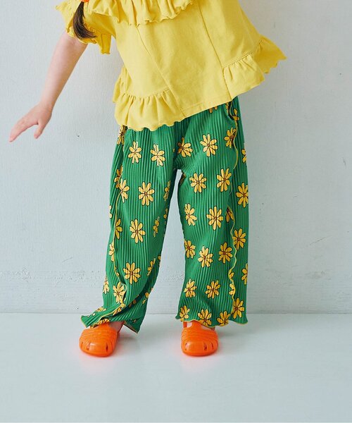 p.premier（ピードットプルミエ） ワイドパンツ パンツ さらさら涼しい