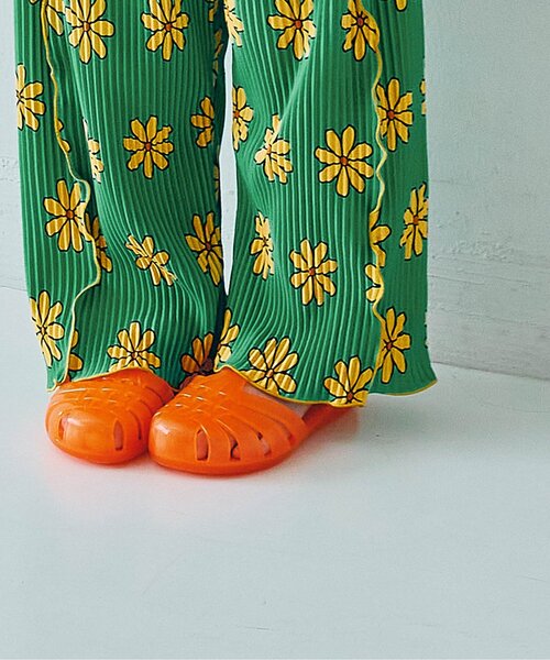 p.premier（ピードットプルミエ） ワイドパンツ パンツ さらさら涼しい