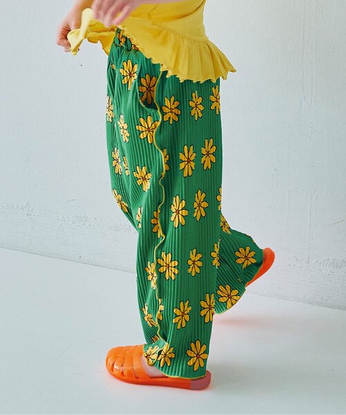 p.premier（ピードットプルミエ） ワイドパンツ パンツ さらさら涼しい