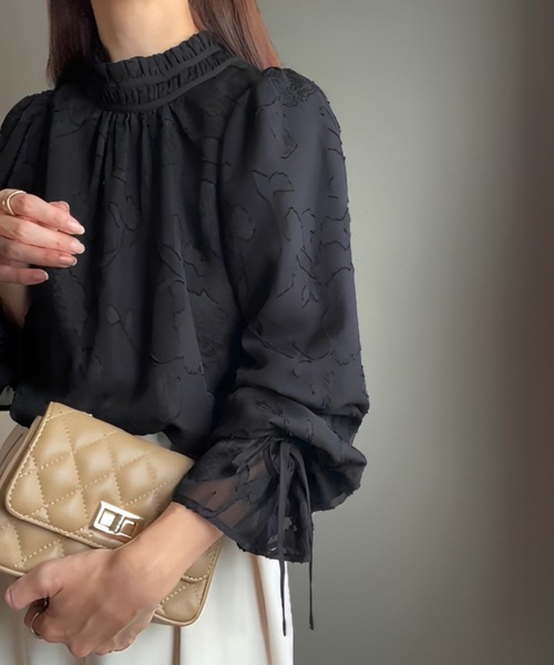 「FILLOU」 長袖ブラウス LARGE アイボリー レディース_画像7