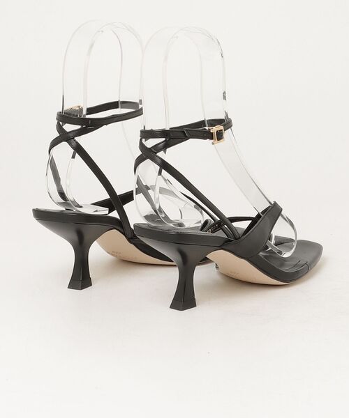 「STACCATO」 ヒールサンダル 22cm ブラック レディース_画像2