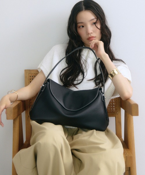 soins ハンドバッグ 「牛革」トップハンドルバッグ : ZOZOTOWN Yahoo