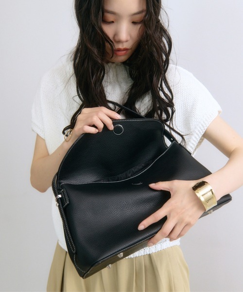 soins ハンドバッグ 「牛革」トップハンドルバッグ : ZOZOTOWN Yahoo