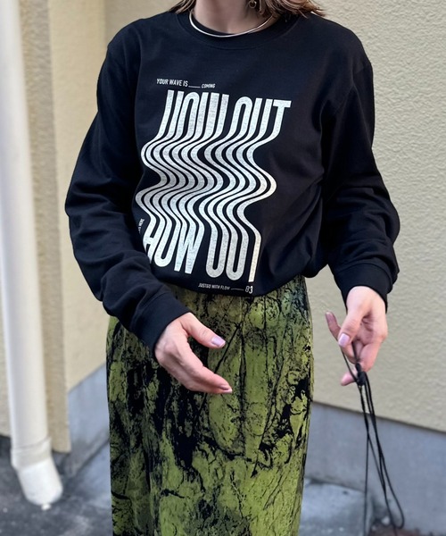 「mi via loca」 「United Athle」長袖カットソー X-LARGE ベージュ レディース_画像7
