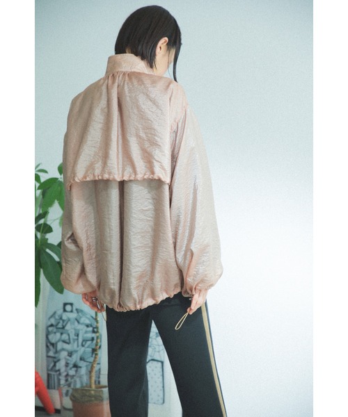 「OKIRAKU」 「ROSE BUD」ブルゾン ONE SIZE グリーン レディース_画像4
