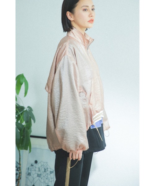 「OKIRAKU」 「ROSE BUD」ブルゾン ONE SIZE グリーン レディース_画像7