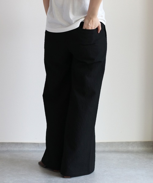 「cepo」 パンツ M ブラック×ホワイト レディース_画像8
