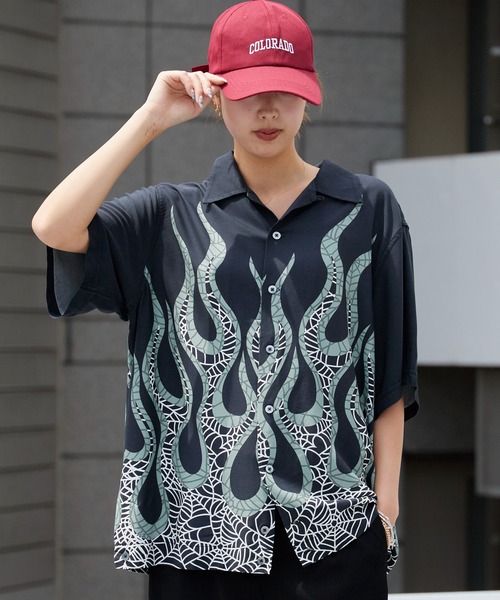 Dan River（ダンリバー） シャツ 半袖 60S BOWLING SHIRT 60年代