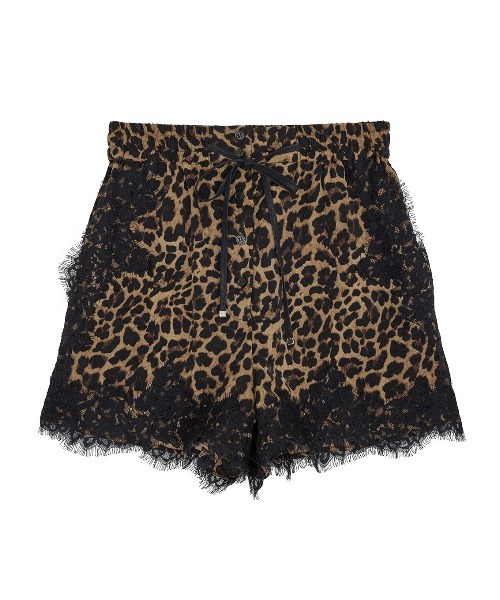 Ameri（アメリ） パンツ MEDI LACE DOCKING PATTERN SHORTS レディース