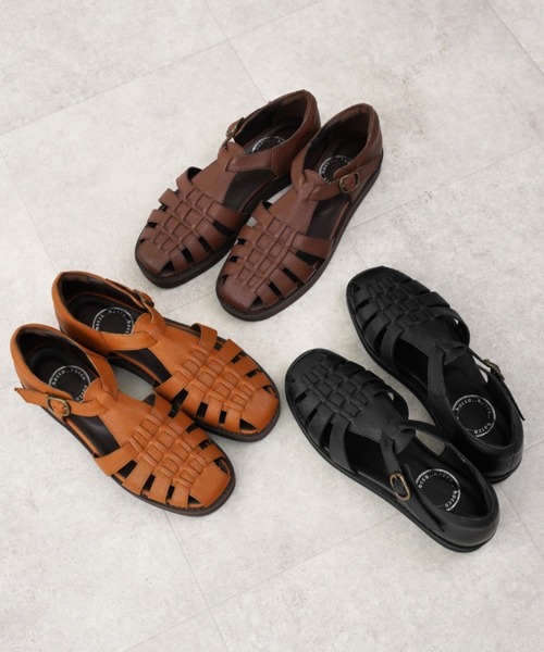 「Piedi Nudi」 シューズ 22.5cm ダークブラウン レディース_画像7
