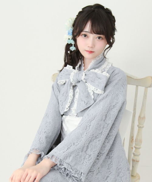 DearMyLove 浴衣 3wayボウタイリボンお嬢様レース浴衣 レディース
