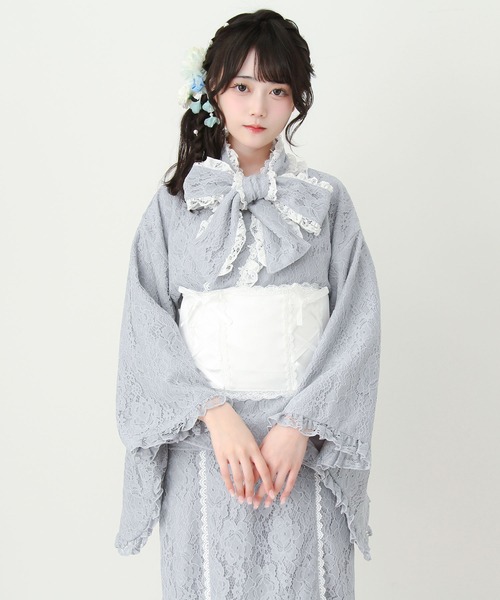DearMyLove 浴衣 3wayボウタイリボンお嬢様レース浴衣 レディース