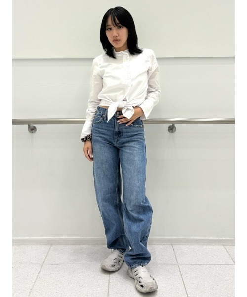 「GAP」 デニムパンツ 26 インディゴブルー レディース_画像5