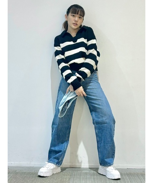 「GAP」 デニムパンツ 26 インディゴブルー レディース_画像7