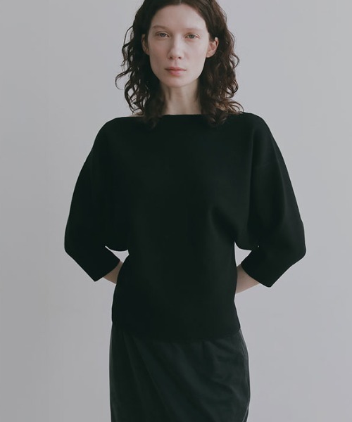 coco⭐︎新品未使用エトレトウキョウ　ボートネックニットプルオーバー ETRE TOKYO（エトレトウキョウ） tシャツ ボートネックニットプル