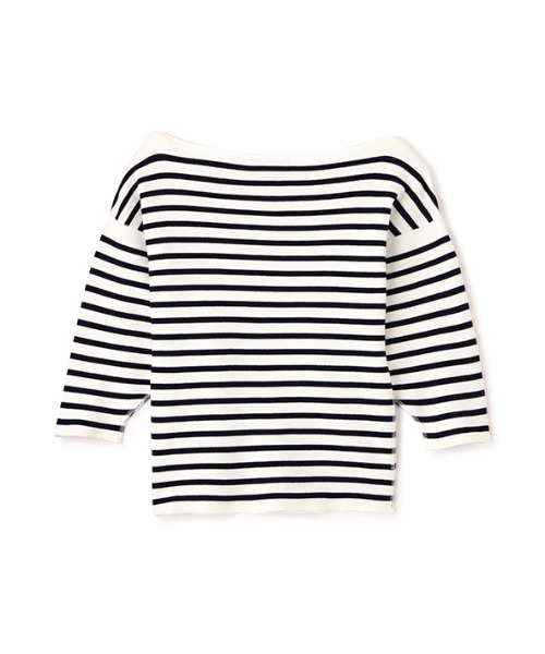 ETRE TOKYO（エトレトウキョウ） tシャツ ボートネックニットプル