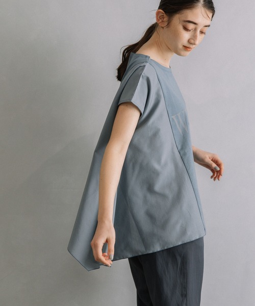 「MARECHAL TERRE」 半袖Tシャツ MEDIUM ブラック レディース_画像2