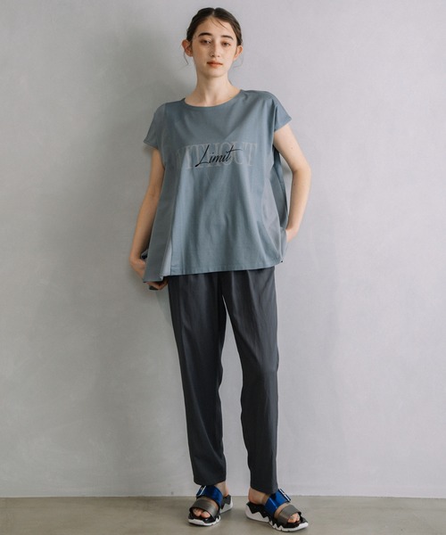 「MARECHAL TERRE」 半袖Tシャツ MEDIUM ブラック レディース_画像5