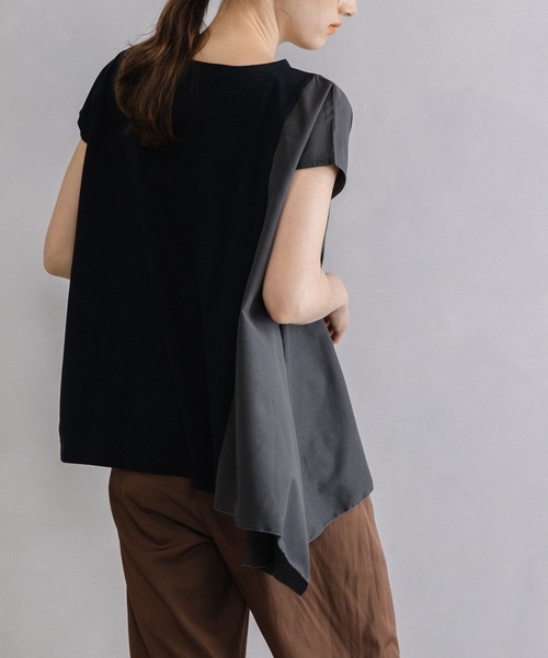 「MARECHAL TERRE」 半袖Tシャツ MEDIUM ブラック レディース_画像7