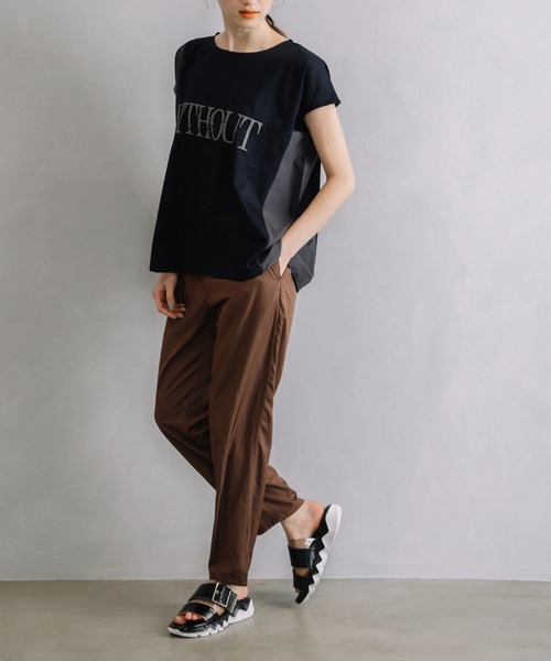 「MARECHAL TERRE」 半袖Tシャツ MEDIUM ブラック レディース_画像8