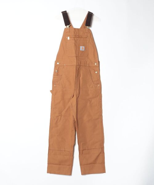 Carhartt ブラウン オーバーオール 32x32 Carhartt（カーハート） オーバーオール 32inch ブラウン メンズ