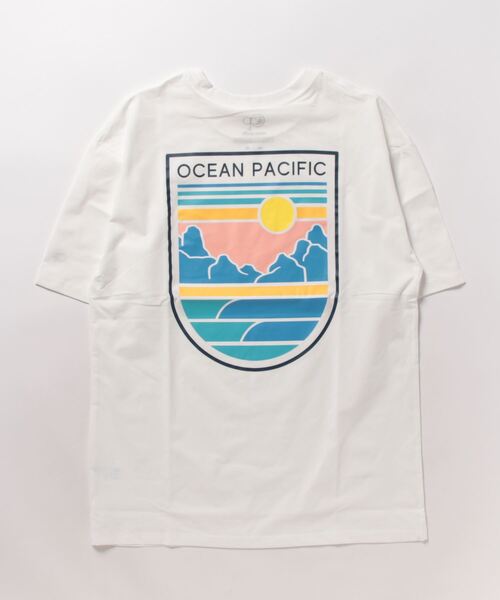 「Ocean Pacific」 半袖Tシャツ X-LARGE カーキ メンズ_画像4