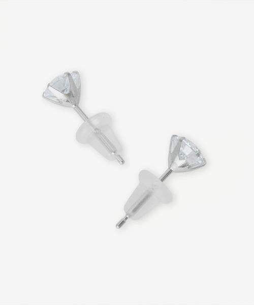 ESTELLE（エステール） ピアス プラチナ キュービックジルコニア