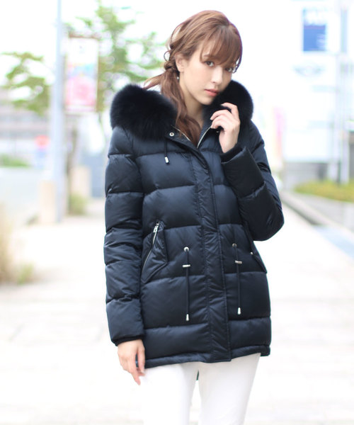 新作正規店 ダウン Paypayモール店 通販 Paypayモール ダウンジャケット ダウンコートレディースフォックスファーフード付き Zozotown 格安高品質 Vanderschooten Com