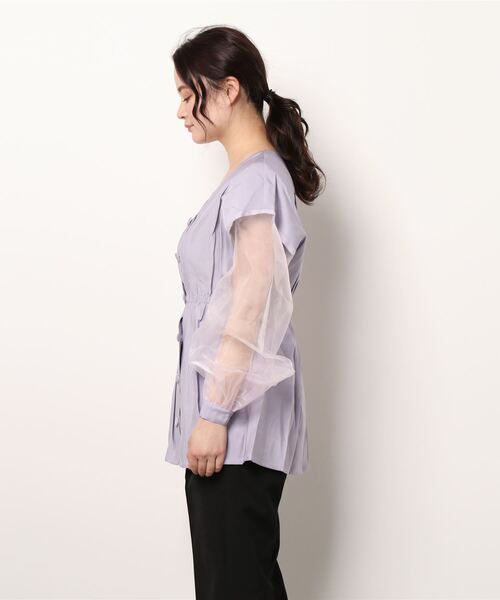 AMAIL（アマイル） ブラウス シャツ Volume sleeve shirtJacket
