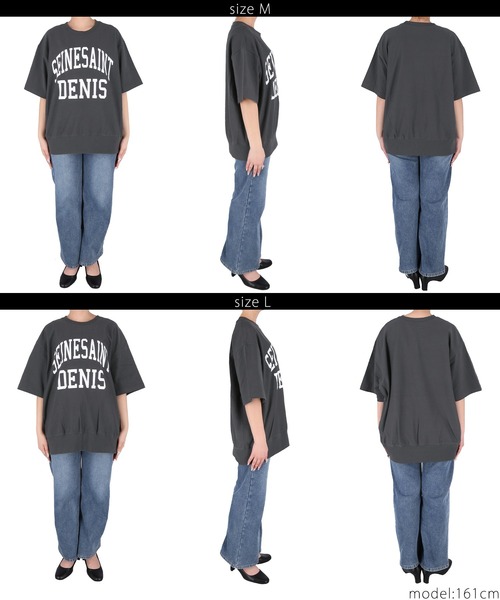 tシャツ BIGシルエット デニムフーディ プルオーバー レディース メンズ coca tシャツ ビッグシルエットプリントロゴプルオーバー