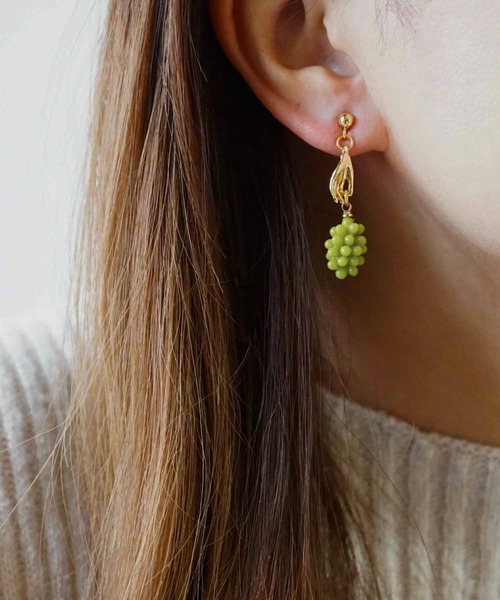 CERCA ピアス jolie minette/もぎたて ぶどう狩り レディース