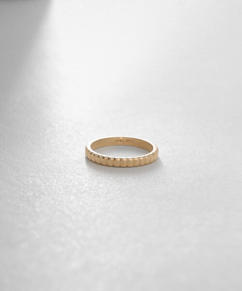 COCOSHNIK（ココシュニック） 指輪 リング K10ガドルーンカット