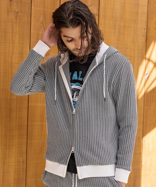 RATTLE TRAP（ラトルトラップ） パーカー ポリエステルニット