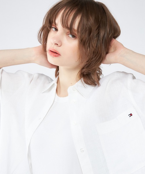 TOMMY HILFIGER ブラウス シャツ 「FUDGE掲載」「CLASSY掲載