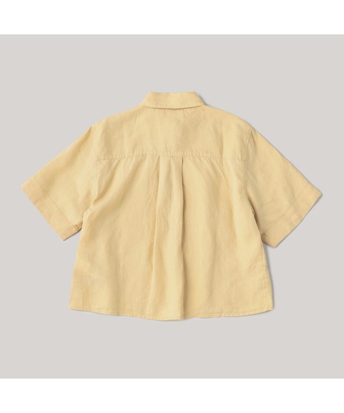 ブラウス シャツ 「FUDGE掲載」「CLASSY掲載」「Oggi掲載」リネンショートスリーブシャツ レディース TOMMY HILFIGER ブラウス シャツ 「FUDGE掲載」「CLASSY掲載