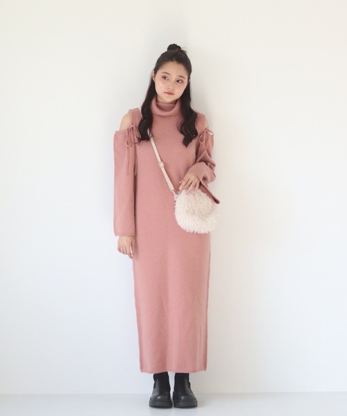 ショルダーバッグ バッグ macaron multi fur bag レディース 