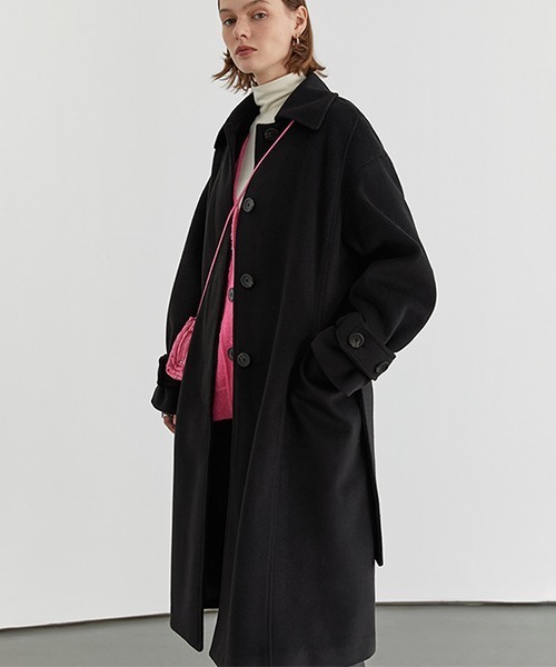 Fano Studios」 ステンカラーコート M ブラック レディース : 81658636  