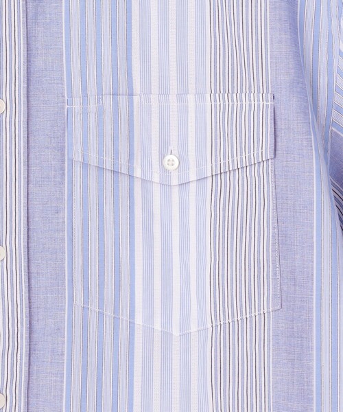 新品未使用J.PRESS PREMIUM PLEATS ストライプ半袖シャツ2L 吸水速乾 / 抗菌防臭 / 防シワ】【J.PRESS OXFORD JERSEY