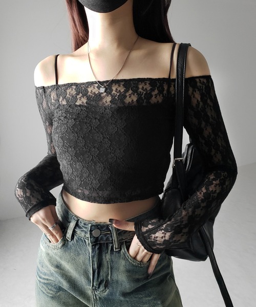 me+em select（ミームセレクト） tシャツ 「 2color 」オフショル