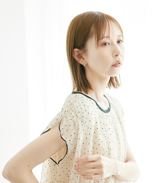 ROPE' PICNIC（ロペ ピクニック） ブラウス シャツ シャーリングドット