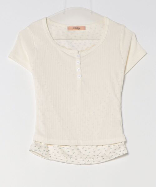 ALMO tシャツ レイヤード風カットソー(BQ) レディース