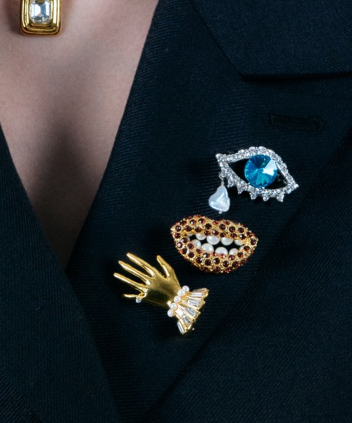 Junco Parisジュンコパリ パール　オーバル　ブローチ　IENA IENA ブローチ 【Junco Paris/ジュンコパリ】big oval resin
