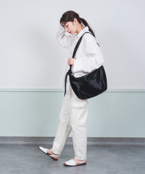 タグ付き未使用！【ACOC/アコック】 Blooming cross Bag 黒 ACOC/アコック】Blooming cross Bag 100514（ショルダーバッグ