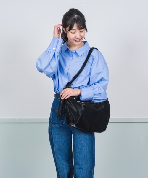 ★送料・関税込★ACOC★Glossy Halfmoon Cross Bag★ ☆送料・関税込☆ACOC☆Glossy Halfmoon Cross Bag☆ (ACOC
